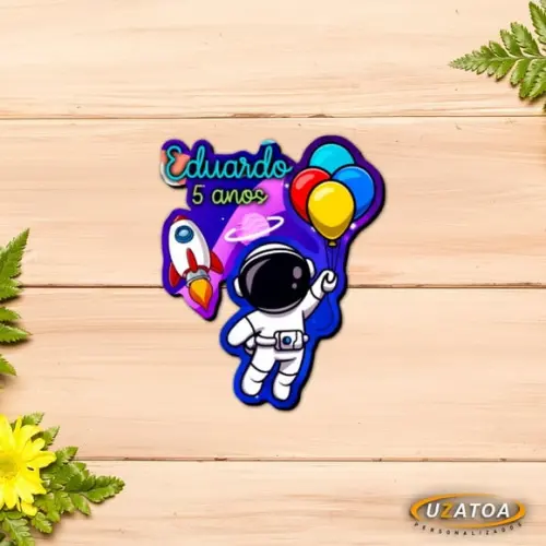Ímã Personalizado em mdf - Astronauta