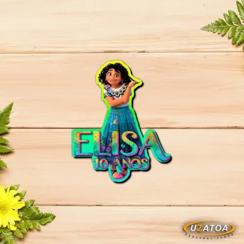 Ímã Personalizado em mdf - Encanto