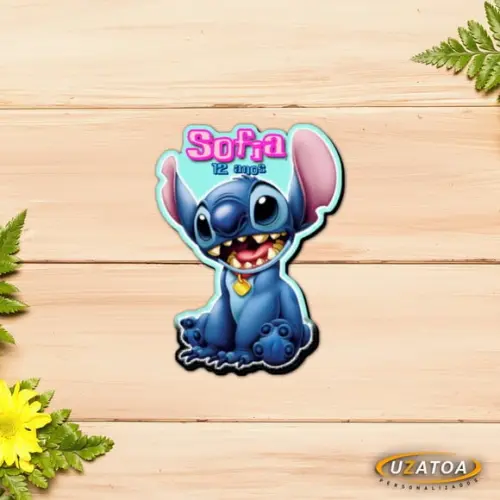 Ímã Personalizado em mdf - Stitch