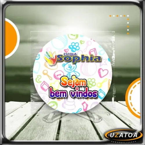 Ímã Redondo Personalizado - Brinde Corporativo