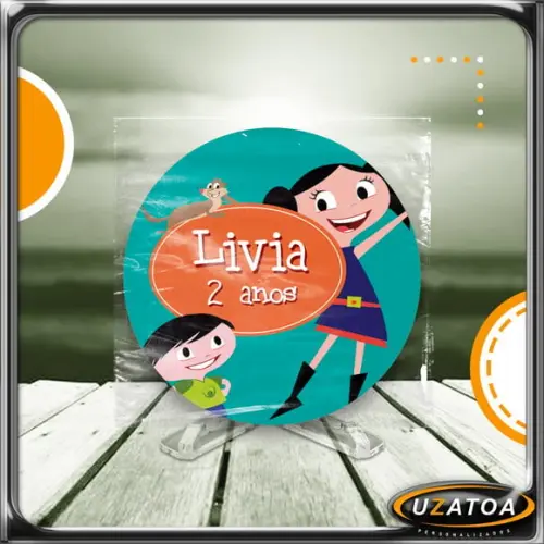 Ímã Redondo Personalizado - Show da Luna