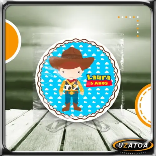 Ímã Redondo Personalizado - Toy Story