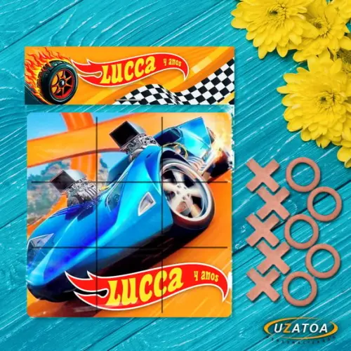 Jogo da Velha Personalizado em mdf - Hot Whells