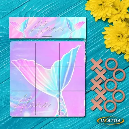 Jogo da Velha Personalizado em mdf - Sereia