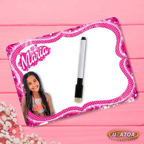 Lousa Mágica Personalizada em MDF - Barbie