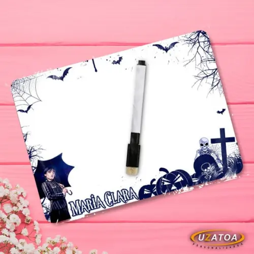 Lousa Mágica Personalizada em MDF - Wandinha