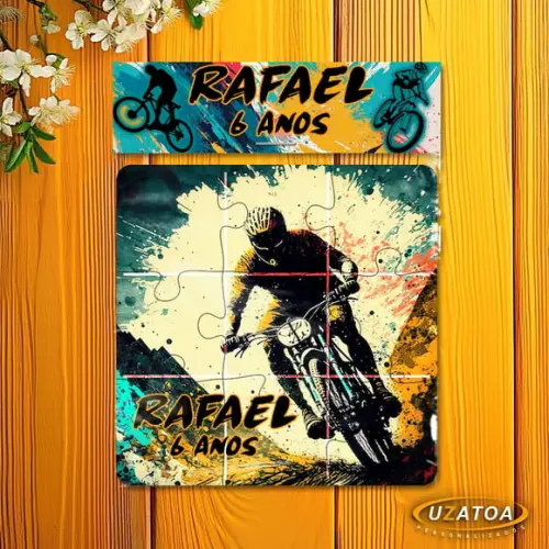 Quebra-cabeça Personalizado em mdf - Bike