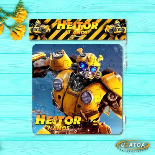 Quebra-cabeça Personalizado em mdf - Bumblebee