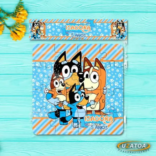 Quebra-cabeça Personalizado em mdf - Bluey