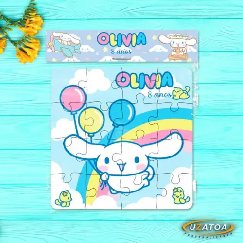 Quebra-cabeça Personalizado em mdf - Cinnamoroll