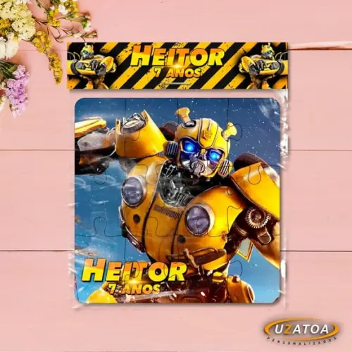 Quebra-cabeça Personalizado em mdf - Bumblebee
