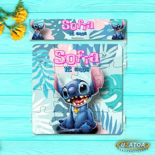 Quebra-cabeça Personalizado em mdf - Stitch