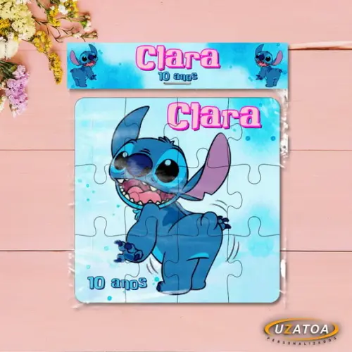 Quebra-cabeça Personalizado em mdf - Stitch