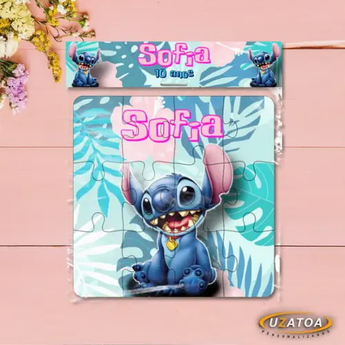 Quebra-cabeça Personalizado em mdf - Stitch