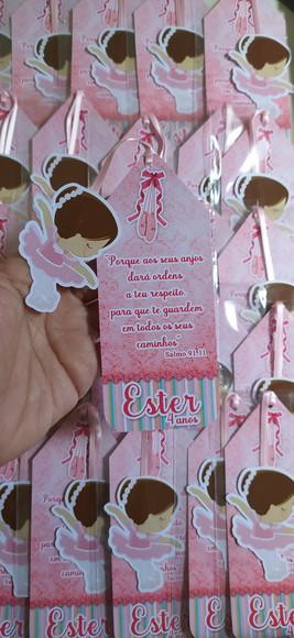 Convite Bailarina Marca Paginas