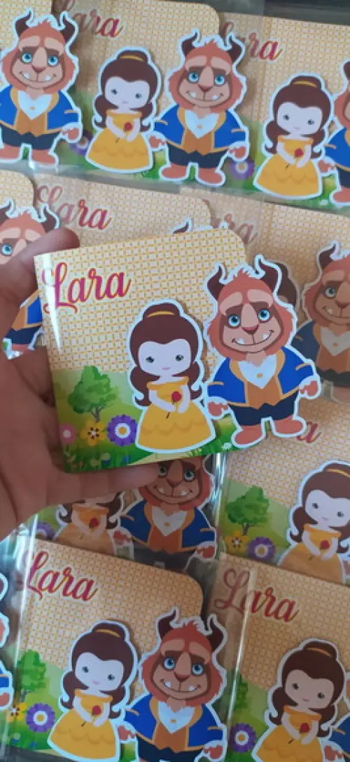 Convite a Bela e a Fera