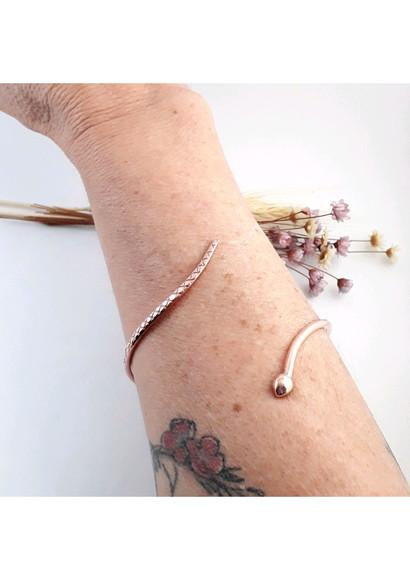 Pulseira/bracelete Serpente em Cobre Ii