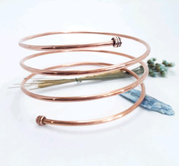 Bracelete de cobre Voltas Grande
