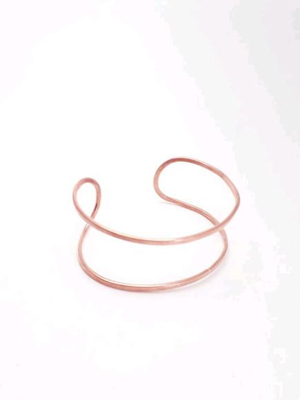 Bracelete Vazado de Cobre Artesanal