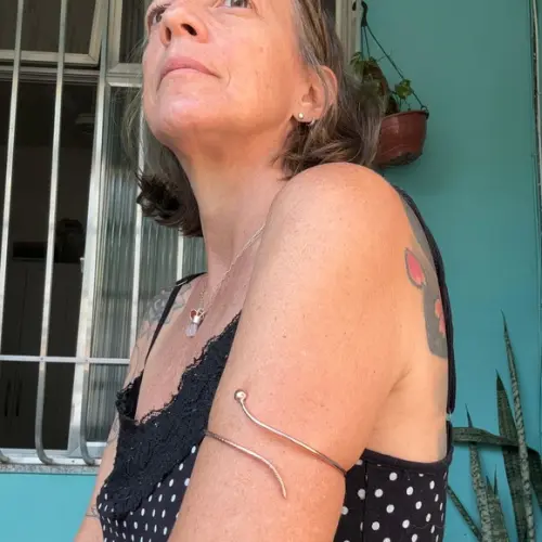 Bracelete Serpente em Cobre Puro