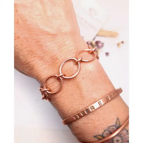 Pulseira Elos em Cobre Puro