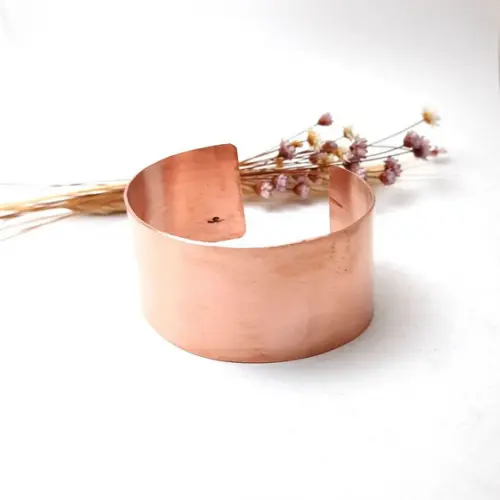 Bracelete Largo de Cobre