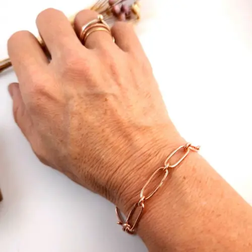 Pulseira Elos em Cobre Puro