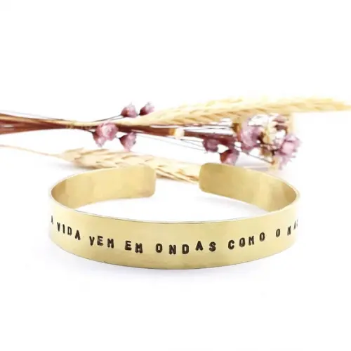 Bracelete Personalizado em Latão