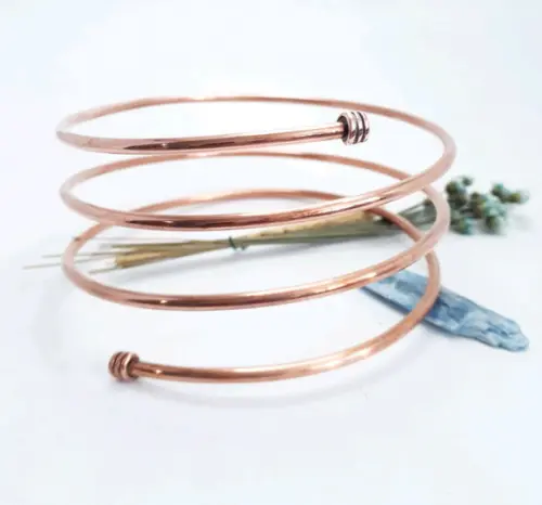 Bracelete de cobre Voltas Grande