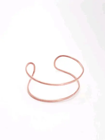 Bracelete Vazado de Cobre Artesanal