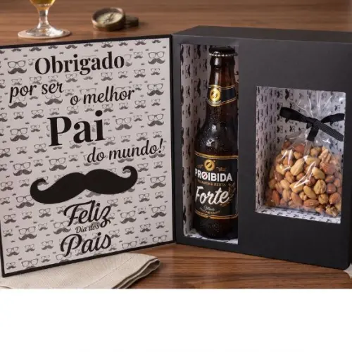 Arquivo Silhouette Caixa Cerveja Dia dos Pais