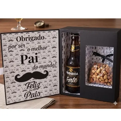 Arquivo Silhouette Caixa Cerveja Dia dos Pais