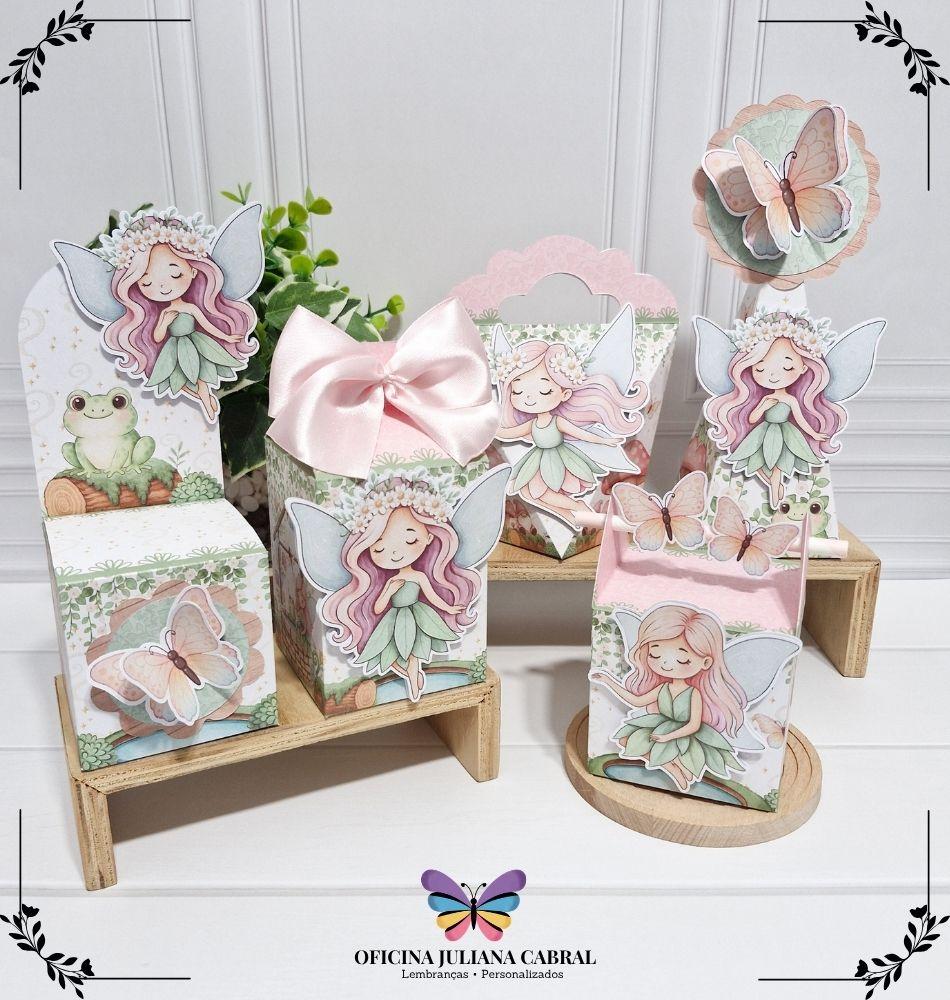 Kit 24 Personalizados Fadas