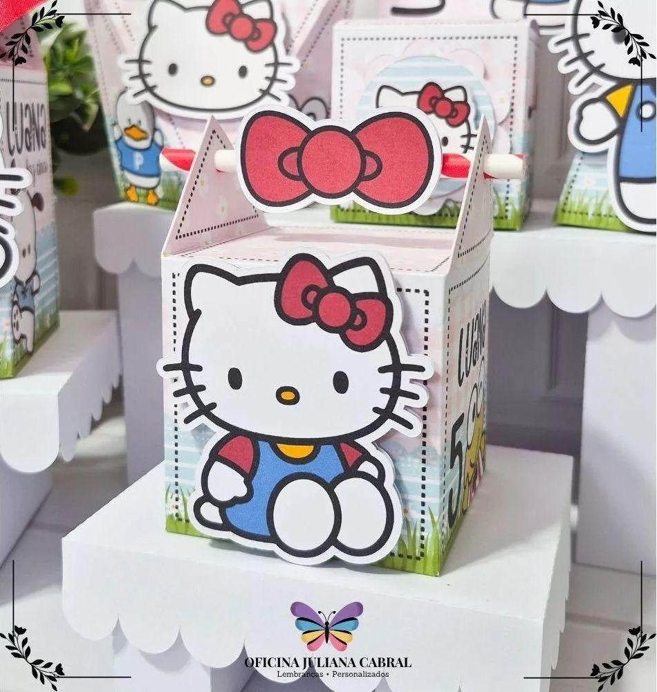 Kit 36 Personalizados Hello Kitty