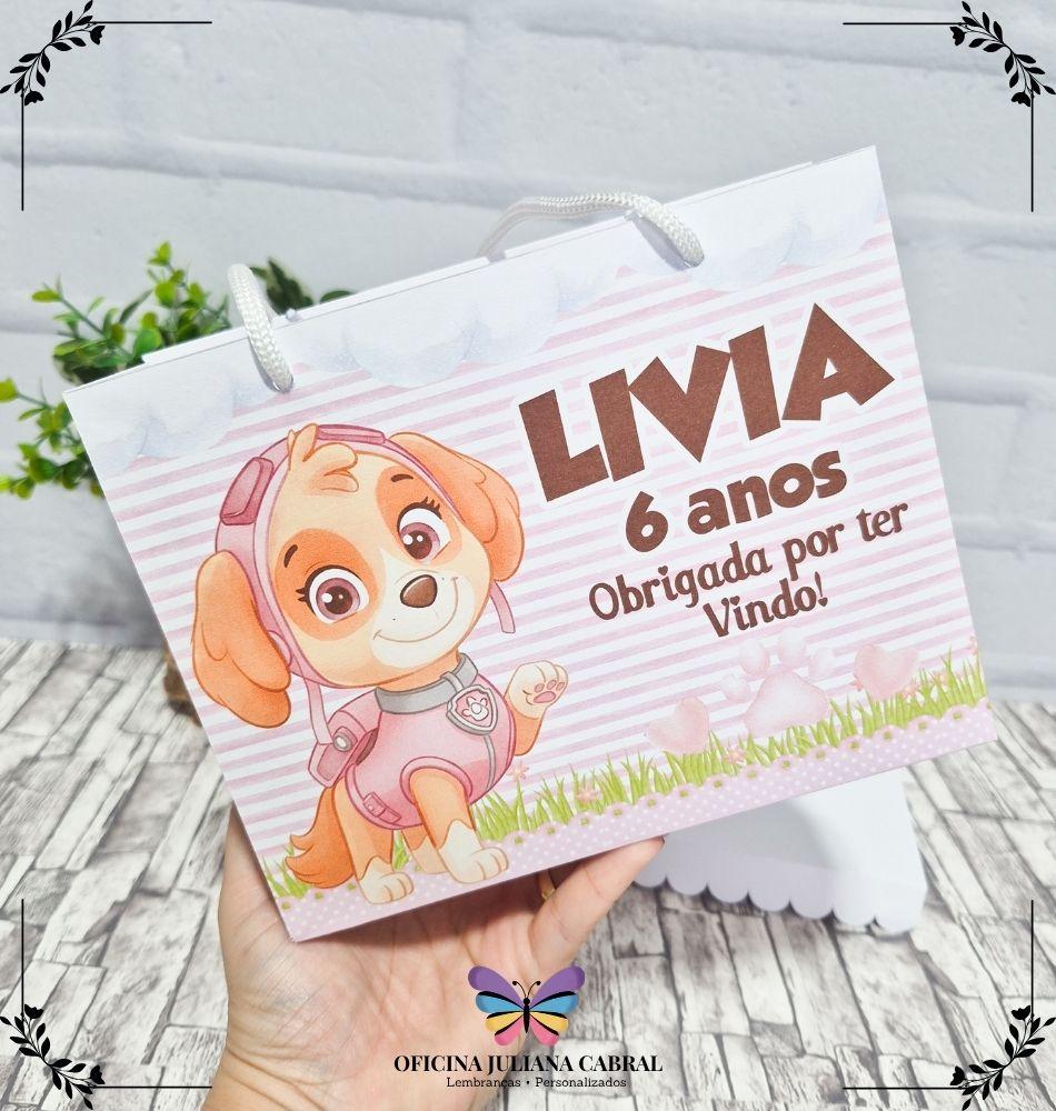 Sacolinha G Personalizada 15 Unidades Skye