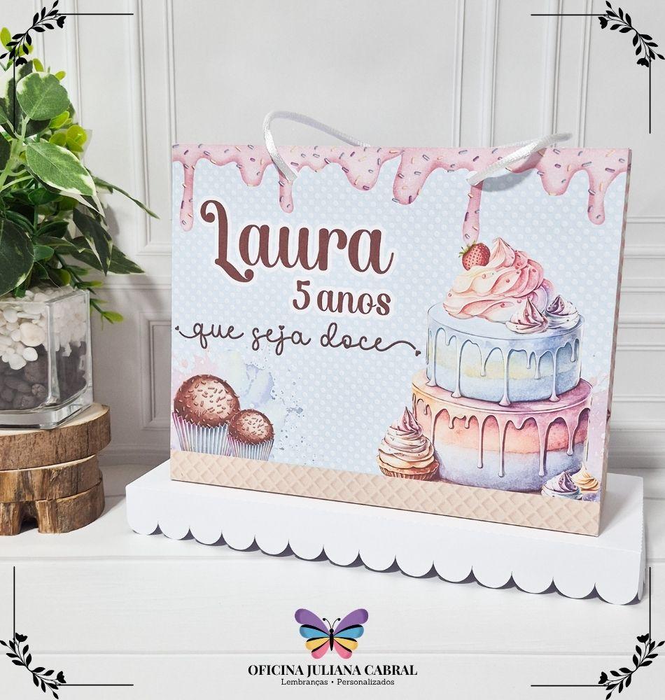 Sacolinha Personalizada 15 unidades Doces