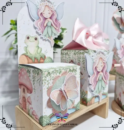 Kit 24 Personalizados Fadas