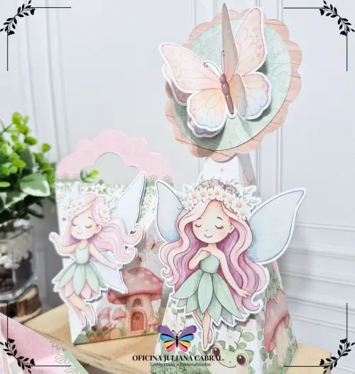 Kit 24 Personalizados Fadas