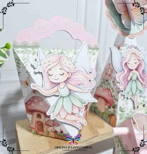 Kit 24 Personalizados Fadas