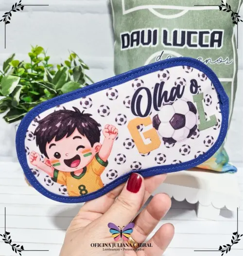Kit 10 unidades Almofada 25x20cm e Máscara e Dormir Personalizad