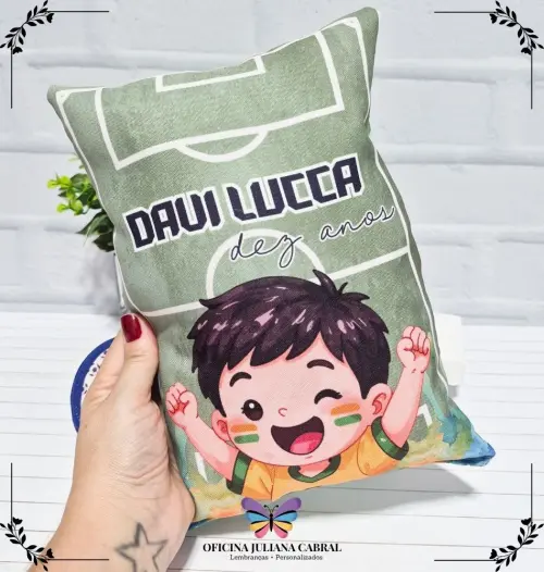 Kit 10 unidades Almofada 25x20cm e Máscara e Dormir Personalizad
