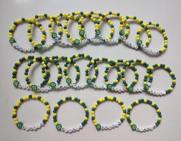 Pulseira Adulto Brasil Personalizada