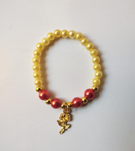 Pulseira Flor Dourada