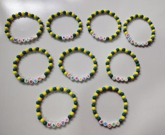 Pulseira Adulto Brasil Personalizada