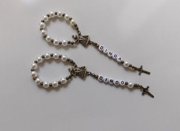 Terço Dezena Personalizado Ouro Velho