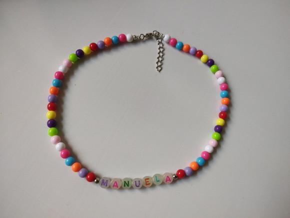 Colar Infantil Personalizado Colorido