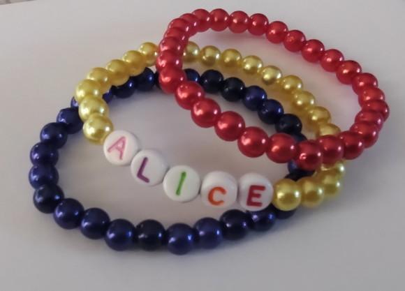 Kit Pulseira Infantil Personalizada