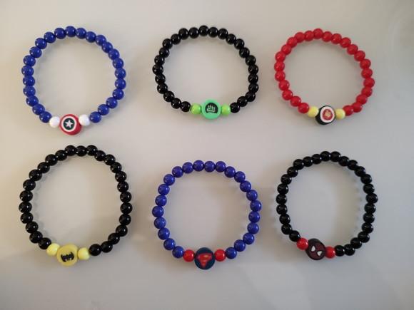 Pulseira Infantil Heróis