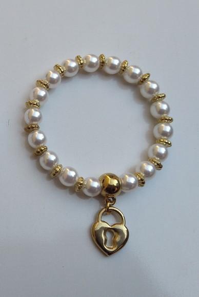 Pulseira de pérolas para madrinhas