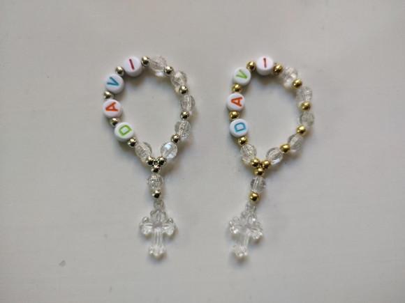 Mini Terço Personalizado Cristal